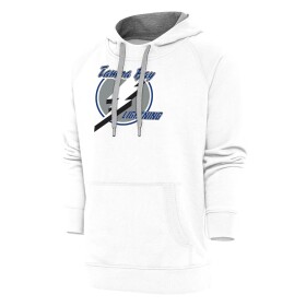 Pánská mikina Tampa Bay Lightning Antigua Special Edition 2.0 Victory Pullover Hoodie - White Velikost: XL