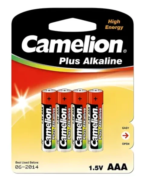 Camelion Plus / Alkalická baterie / AAA (LR03) / 1.5V / 4 ks (11000403)