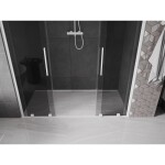 MEXEN/S - Velar Duo posuvné sprchové dveře 170 cm, grafit, bílá 871-170-000-42-20