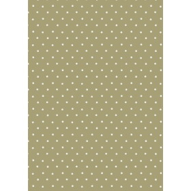 Ib Laursen Balicí papír Daisies Green – 5 m, zelená barva, papír