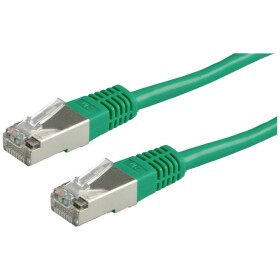 Roline 21.15.0353 RJ45 síťové kabely, propojovací kabely CAT 5e S/FTP 3.00 m zelená dvoužilový stíněný, pozlacené kontakty 1 ks