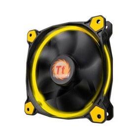 THERMALTAKE Riing 14 LED žlutá / ventilátor / 140 x 140 x 25 mm / 1400 RPM / 28.1 dB (CL-F039-PL14YL-A)