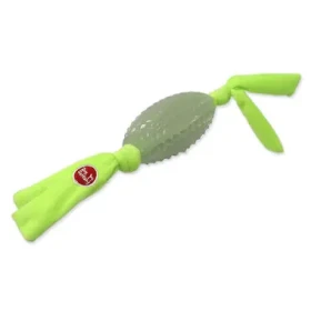 Dog Fantasy Hračka - Glow oválný míč bílá z TPR svítící ve tmě 31cm (454-307196)