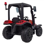 Mamido Dětský elektrický traktor BLAST s přívěsem 2x200W červený
