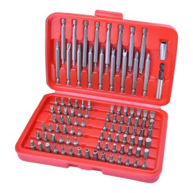 EXTOL PREMIUM 8819649 Sada bitů s magnet. držákem, bezpečnostní, 98ks, CrV