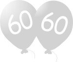 Balónek 60. narozeniny stříbrný metalický Balonky.cz Balónek 60. narozeniny stříbrný metalický Balonky.cz