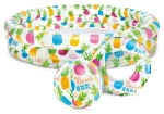 INTEX Nafukovací bazénový set Hawaii / 132 x 28 cm / 3 vzduchové komory / plavací kruh + míč 51 cm (205946)