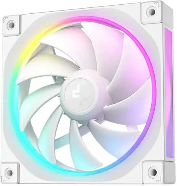 Deepcool CG580 bílá / Ventilátor pro skříň / 120 mm / PWM / RGB (R-EDF120-WHAPP86-G-1)