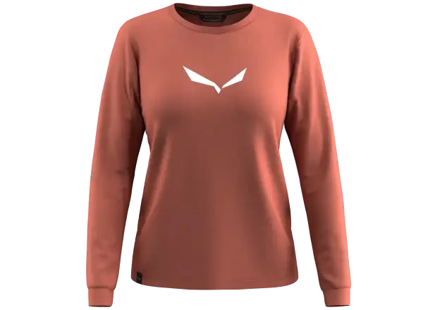 Salewa Eagle Solidlogo Dry Tee W dámské triko dlouhý rukáv Etruscan red vel. 42/36