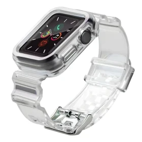 Hurtel silikonový řemínek černá / Řemínek / Apple Watch 44 mm / Silikon