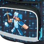 BAAGL SET Ergo Minecraft Blue Axe: aktovka, penál, sáček