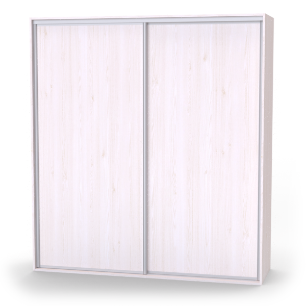 Nábytek Mikulík Skříň ONYX plné dveře (š 120-200 cm/v 240 cm) - bílý lesk, antracit, aj. ROZMĚR: (š/v/h) 190 x 240 x 60 cm