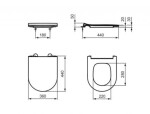 IDEAL STANDARD - La Dolce Vita WC sedátko, SoftClose, bílá E266701