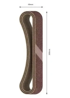 BOSCH X440 / Brusný pás na dřevo / Zrnitost P180 / 40x305 mm / 3 ks (2608606209)