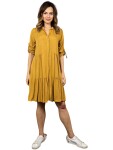 HOSH Dámské košilové šaty FATE Velikost: XL/XXL, Barva: Starorůžová