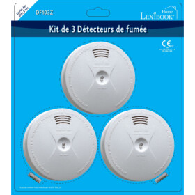 Lexibook 3x detektor kouře s bateriemi