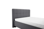 Čalouněná postel Grace 140x200 šedá koženka