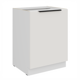 Spodní skříňka Aria 60 D 1F BB Barva korpusu: Bílá, Barva dvířek: WH - Crystal white AFM