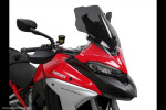 Ducati Multistrada V4 21-26, V4S 21-26, V4 Pikes peak 24-26, V2 25-26, V2S 25-26 Adventure Sports plexi štít Powerbronze 345mm - matná stealth šedá