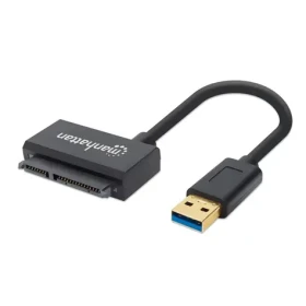 Manhattan Adaptér USB 3.0 na SATA černá / Adaptér / 5 Gbps / pro 2,5" disky / 0,42 m (130424)