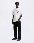 Tričko Thinking MU Tape Heart Aaron Tee WHITE