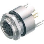 Binder 09 0424 35 07 09 0424 35 07-20 přírubová zásuvka , 1 ks