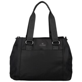 Stylová dámská nylonová kabelka do ruky Elke, černá