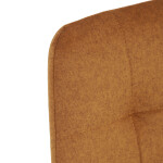 Jídelní židle, žlutá, sametová látka, DCL-X7015 YEL2