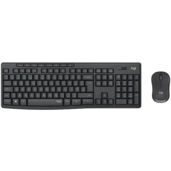 Logitech MK295 Slim Combo bílá / Bezdrátová sada klávesnice a myši / CZ layout / USB nanopřijímač (920-009808)