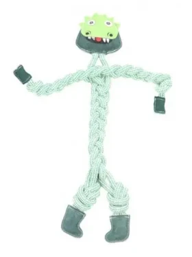 AnimALL Hračka Mr.Roper Krokodýl kůže+lano 78 cm/16 mm (110309)