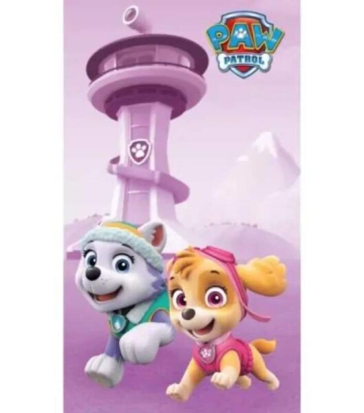 Jerry Fabrics Paw Patrol AYM074956 plážová osuška fialová 70x140