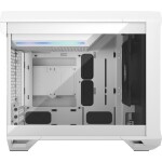 Fractal Design Torrent Nano White TG Light Tint bílá / Mini-ITX / 1x USB 3.1 Type C + 2x USB 3.0 / bez zdroje (FD-C-TOR1N-03)