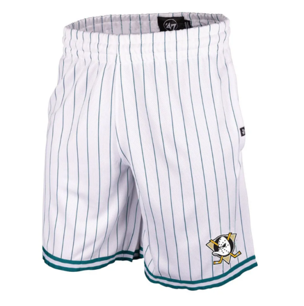 47 Brand Pánské kraťasy Anaheim Ducks NHL Grafton Pinstriped Velikost: XXL