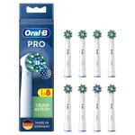 Oral-B Pro Cross Action bílá / Náhradní hlavice kartáčku / 8 ks (8006540860472)