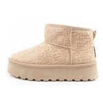 Lee Cooper snow boots women winter fashion fur insulated boots beige dámské 36