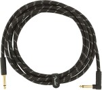 Fender Deluxe Series 10 Instrument Cable Angled Black Tweed