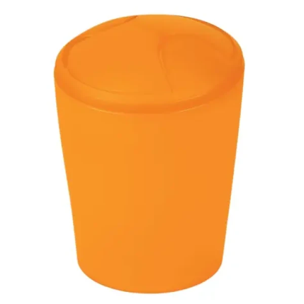 Spirella MOVE výklopný odpadkový koš 2 L oranžový / plast (7610583104755)