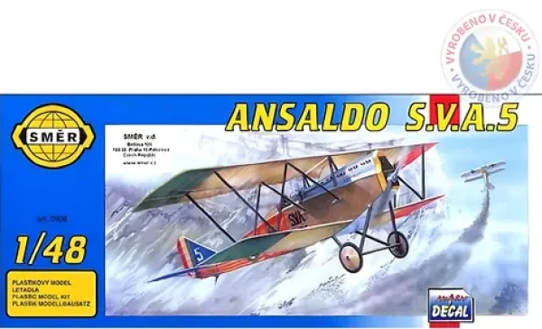 SMĚR Model letadla Ansaldo SVA 5