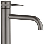 REA - Umyvadlová baterie Lungo Grip - Gun Grey, vysoká REA-B8779