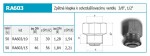 NOVASERVIS - Zpětná klapka k odvzdušňovacímu ventilu 1/2" RA603/15