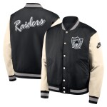 Nike Pánská bunda Las Vegas Raiders NFL Rewind Legacy Bomber Cream Velikost: 2XL