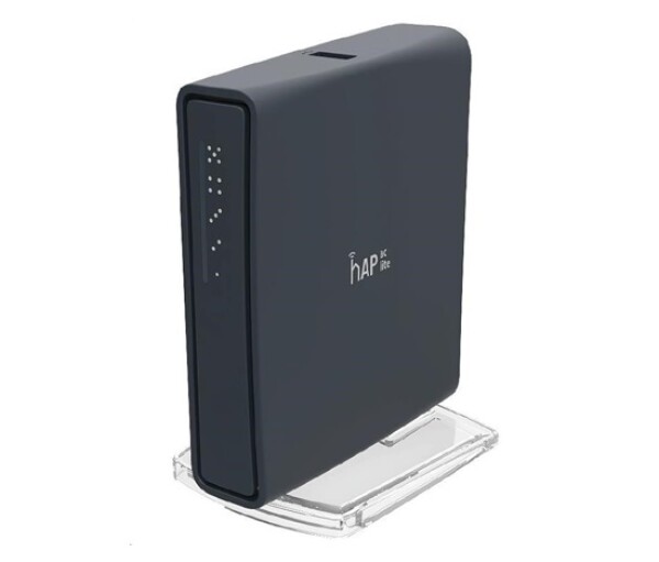 MikroTik hAP ac lite (tower), 650MHz CPU, 64MB RAM, 5xLAN, 2.4+5GHz (802.11b/g/n/ac), vč. L4 EDF_1015746