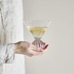 Bloomingville Sklenička Taurin Champagne 300 ml, čirá barva, sklo