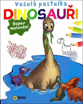 Veselá pastelka Dinosauři - Supermalování