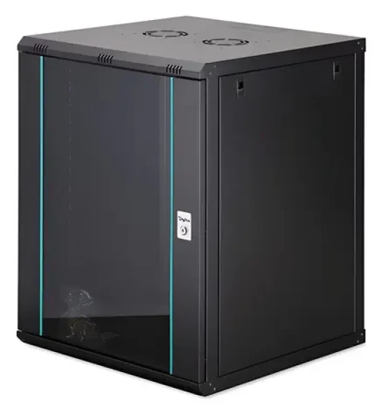Digitus DN-37115 černá (RAL 9005) / Nástěnná skříň / 19" / 16U / 600x600mm / nesmontovaná (DN-37115)