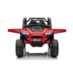 Mamido Elektrické autíčko Buggy UTV KCK 4x4 červené 24V | 800W | 50 kg | EVA | LED | 2,4Ghz | ECO kůže