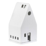 Räder Porcelánový svícen domeček Small, bílá barva, porcelán