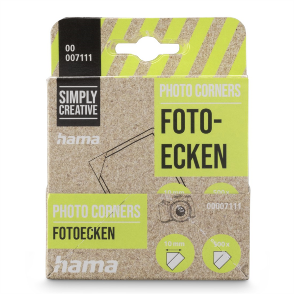 Hama fotorůžky samolepící, transparentní, 500 ks