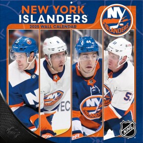 JF Turner Kalendář New York Islanders 2025 Wall Calendar