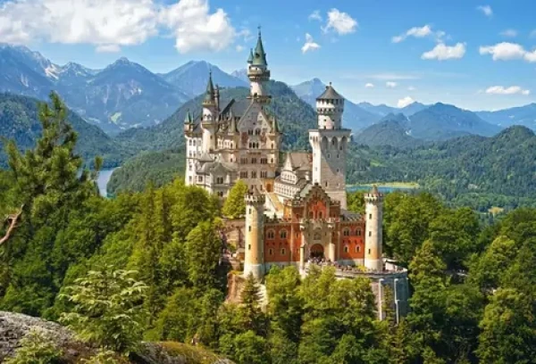 Castorland 53544 Výhled na zámek Neuschwanstein